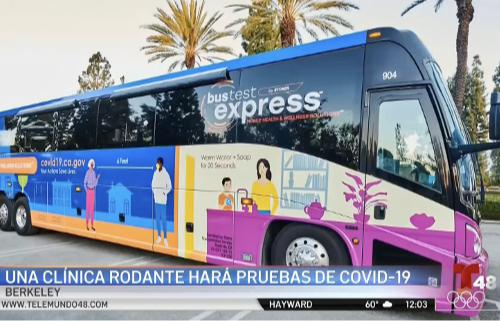 Bus Test Express también ofrecerá la vacuna del coronavirus